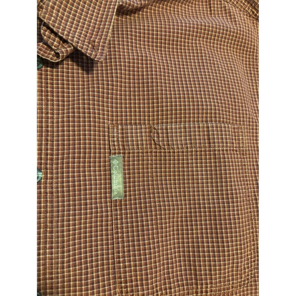 Classic‎ American Columbia Men's Long Sleeve Button Down Shirt Red Plaid Size L - Picture 4 of 8